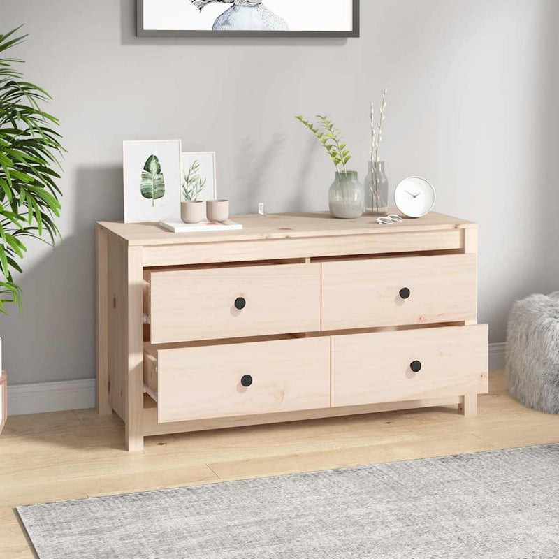 Dulap lateral, 100x40x54 cm, lemn masiv de pin