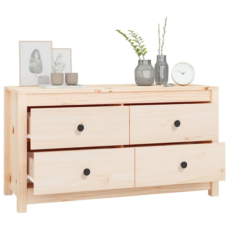 Dulap lateral, 100x40x54 cm, lemn masiv de pin