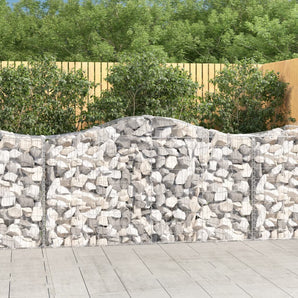 Coșuri gabion arcuite 50 buc, 200x50x100/120 cm fier galvanizat