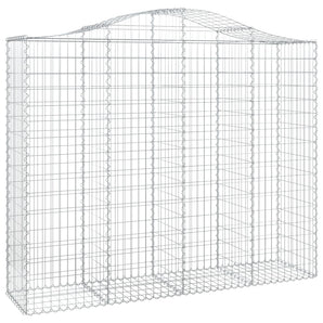 Coșuri gabion arcuite 7 buc, 200x50x160/180 cm, fier galvanizat