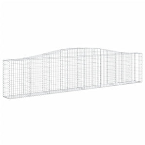 Coșuri gabion arcuite 25 buc, 400x30x80/100 cm, fier galvanizat