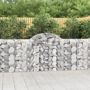 Coșuri gabion arcuite 30 buc, 200x30x100/120 cm fier galvanizat