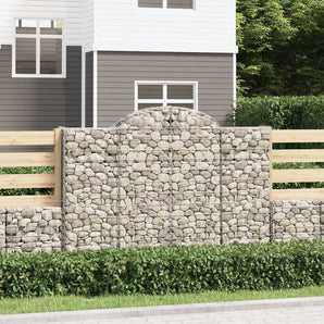Coșuri gabion arcuite 20 buc, 200x50x140/160cm, fier galvanizat