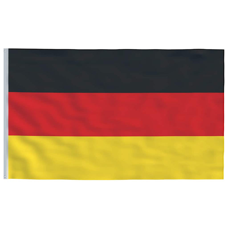 Steag Germania și stâlp din aluminiu, 5,5 m