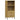 Bibliotecă cu 2 sertare OSLO, maro, 60x35x128,5 cm, lemn masiv