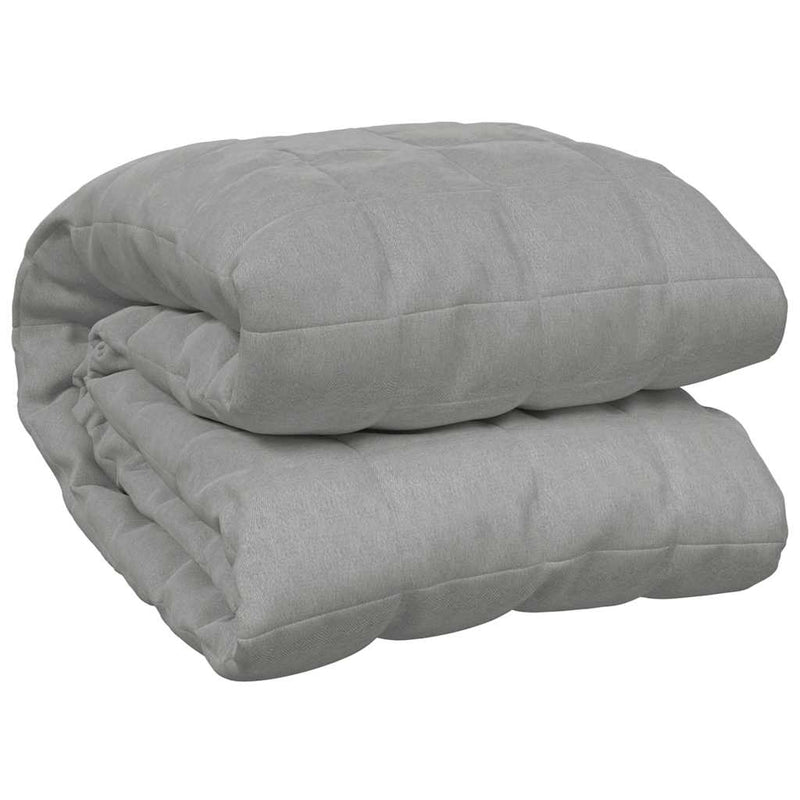 Pătură cu greutăți, gri, 138x200 cm, 6 kg, material textil