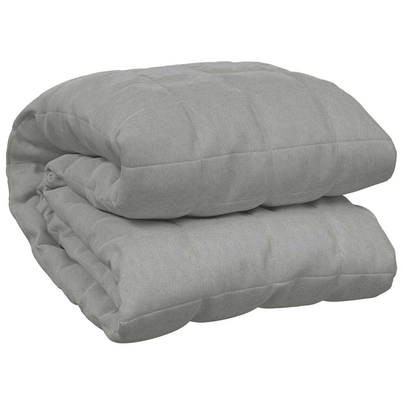 Pătură cu greutăți, gri, 200x260 cm, 11 kg, material textil