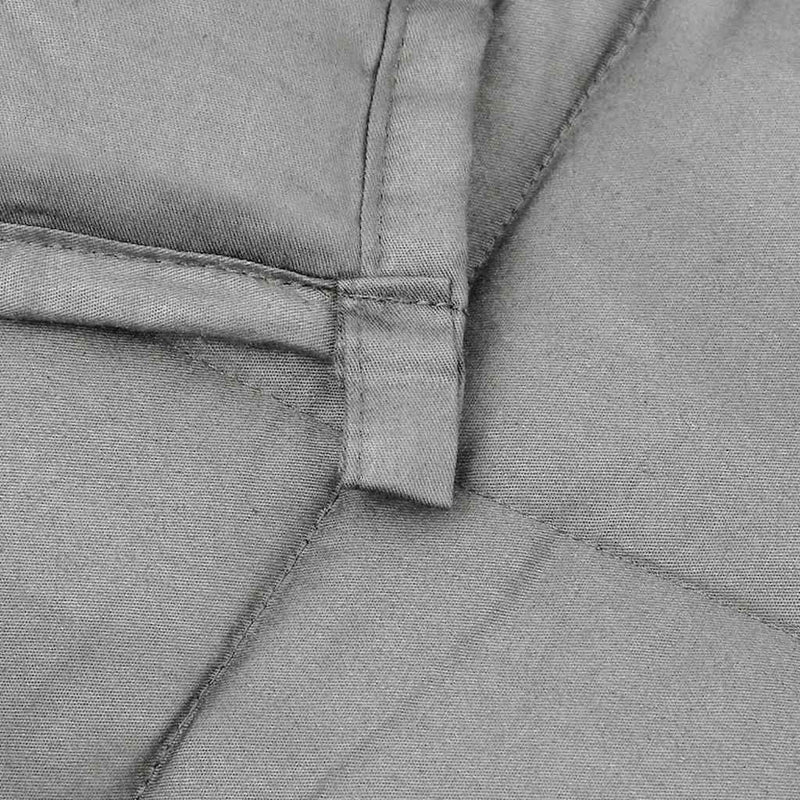 Pătură cu greutăți, gri, 200x260 cm, 11 kg, material textil