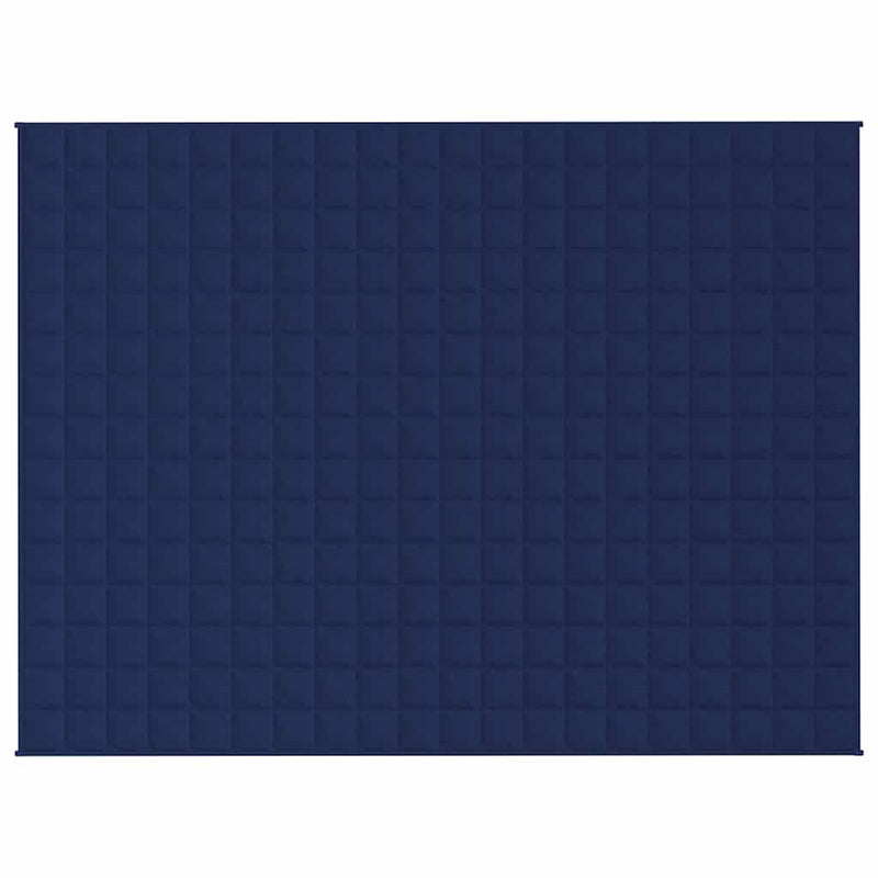 Pătură cu greutăți, albastru, 150x200 cm, 11 kg, textil
