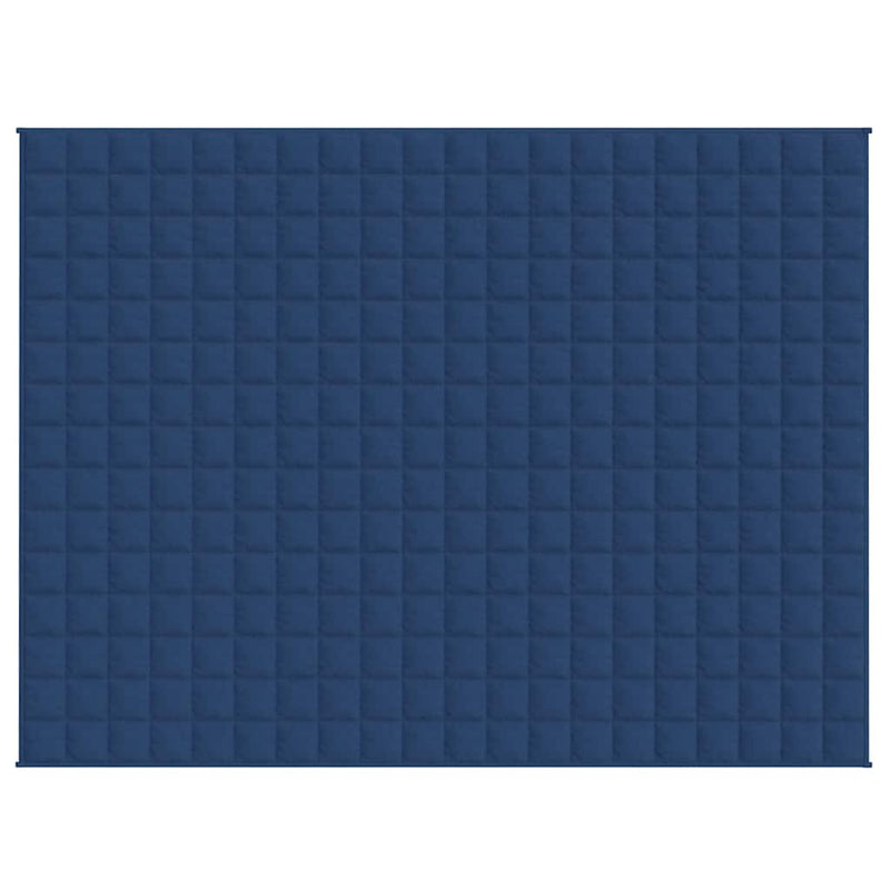 Pătură cu greutăți, albastru, 150x200 cm, 7 kg, material textil
