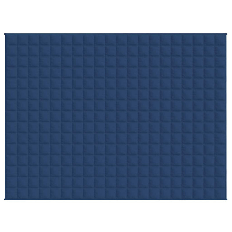 Pătură cu greutăți, albastru, 150x200 cm, 11 kg, textil