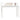Birou, alb, 110x50x93 cm, lemn masiv de pin