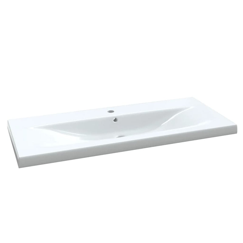 Set mobilier de baie, 3 piese, stejar sonoma