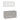 Set mobilier de baie, 3 piese, gri beton