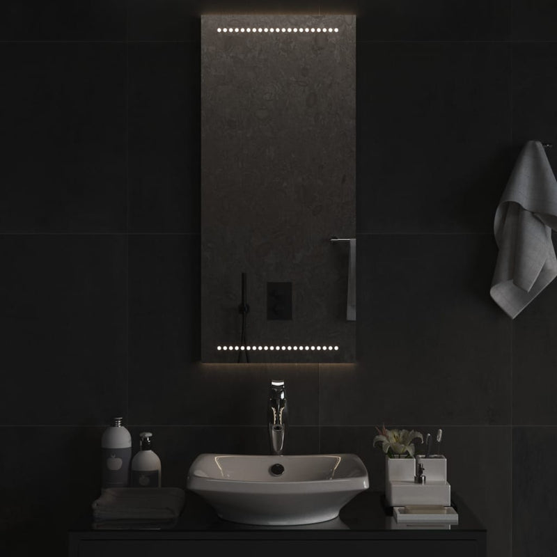 Oglindă de baie cu LED, 40x90 cm