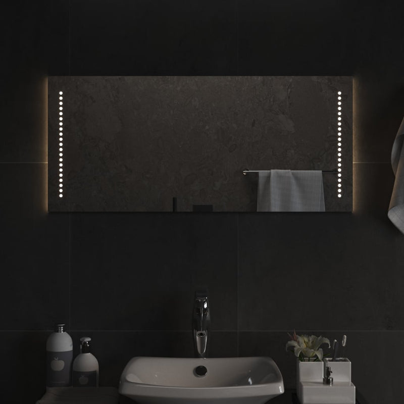 Oglindă de baie cu LED, 40x90 cm