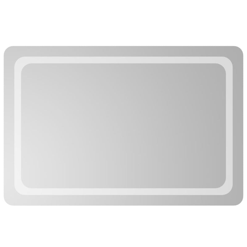 Oglindă de baie cu LED, 60x90 cm