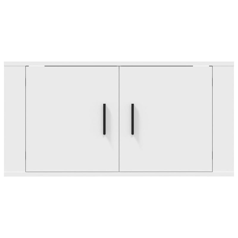 Dulap TV cu montaj pe perete, alb, 80x34,5x40 cm