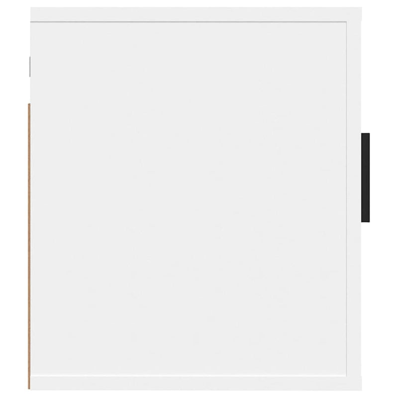 Dulapuri TV montate pe perete, 2 buc., alb, 40x34,5x40 cm