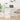 Birou, alb, 100x49x75 cm, lemn prelucrat