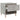 Noptiere, 2 buc., gri beton, 50x46x50 cm, lemn prelucrat