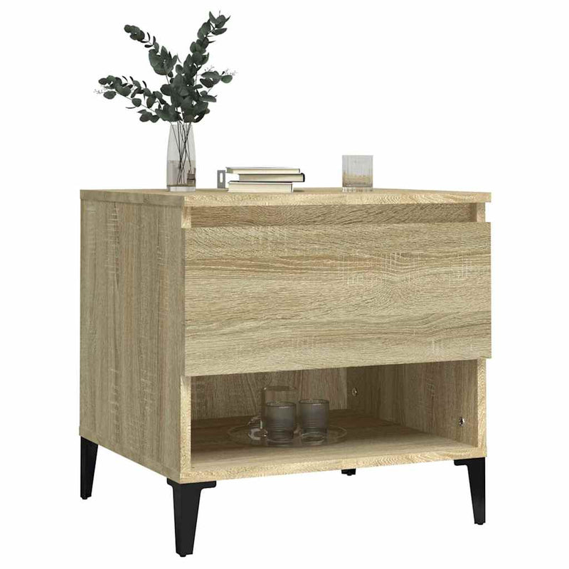 Mese laterale 2 buc. stejar sonoma 50x46x50 cm lemn compozit