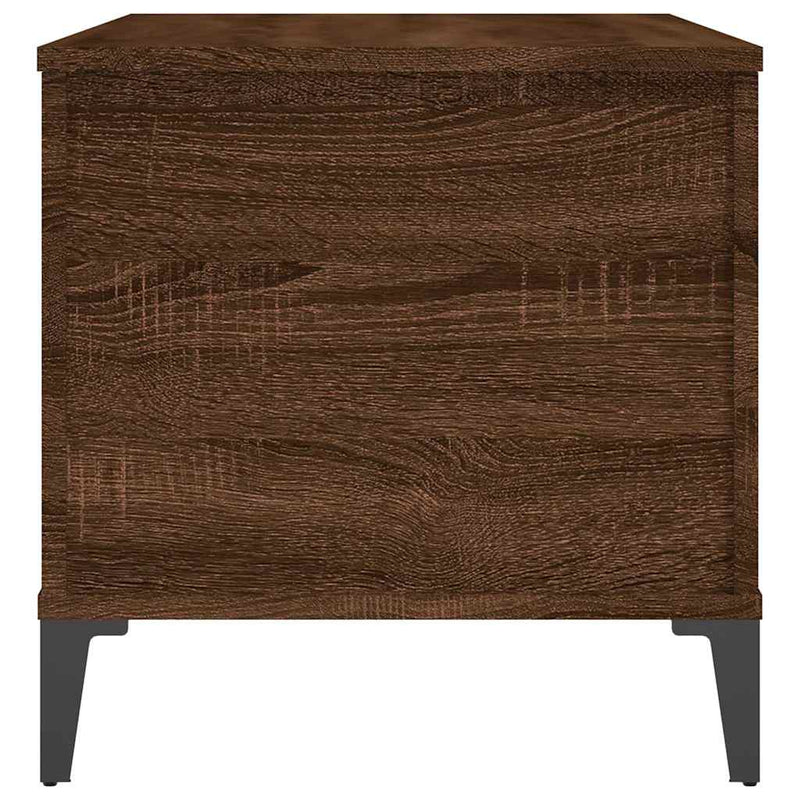 Măsuță de cafea, stejar maro, 90x44,5x45 cm, lemn compozit