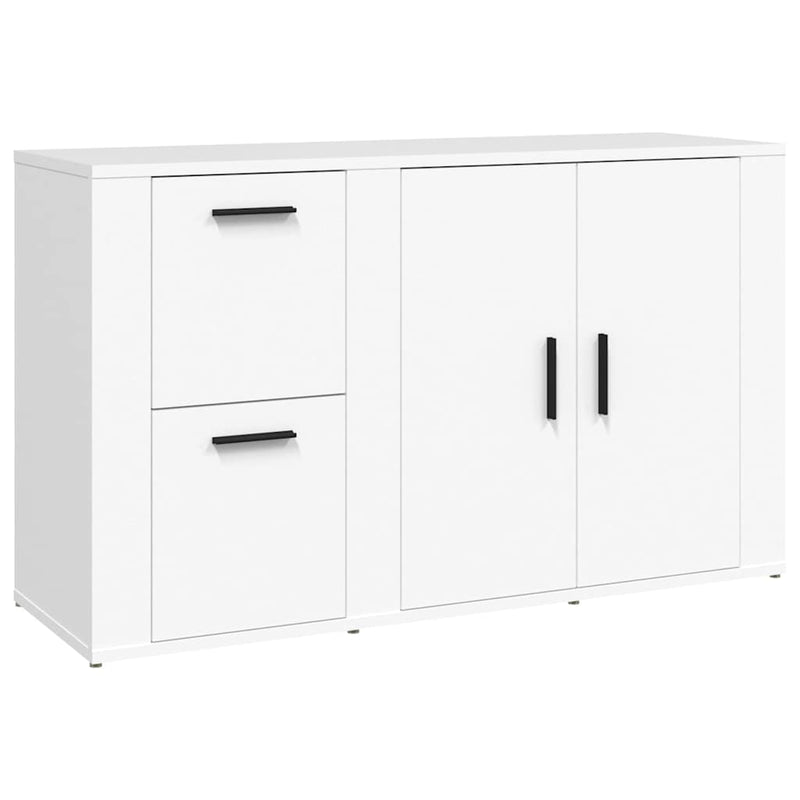 Servantă, alb, 100x33x59,5 cm, lemn prelucrat