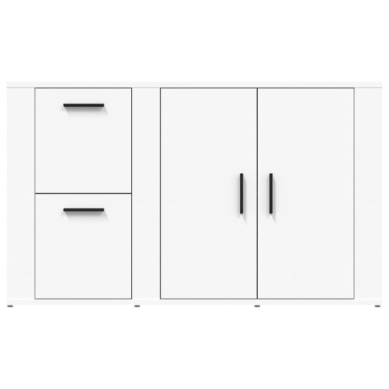 Servantă, alb, 100x33x59,5 cm, lemn prelucrat