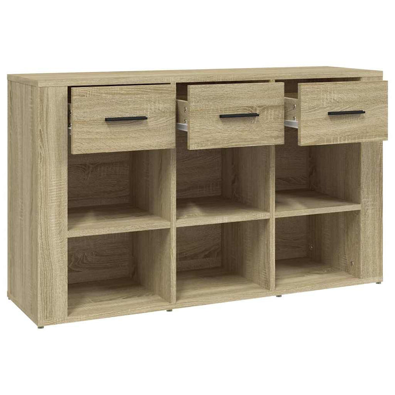 Servantă, stejar sonoma, 100x30x59,5 cm, lemn compozit