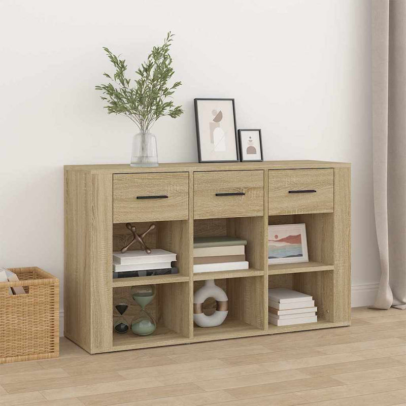 Servantă, stejar sonoma, 100x30x59,5 cm, lemn compozit