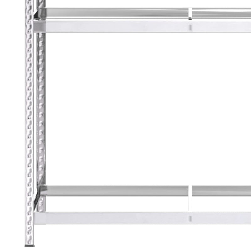 Rafturi anvelope 3 niveluri 3 buc. argintiu 110x40x200 cm oțel