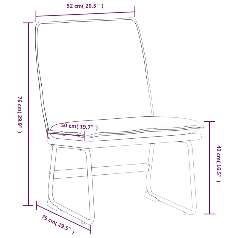 Scaun de relaxare, gri închis, 52x75x76 cm, material textil