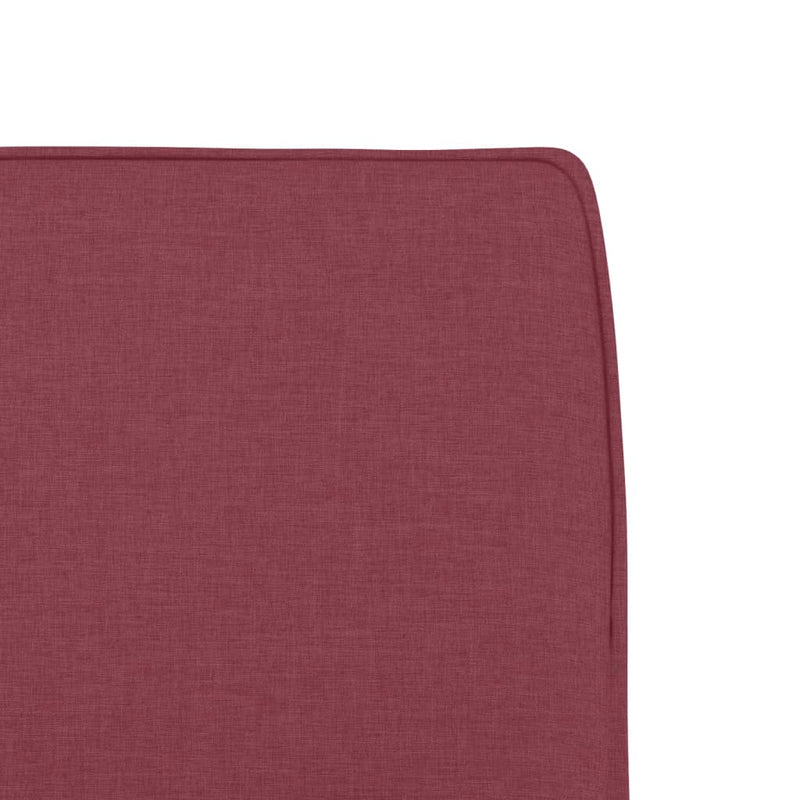 Scaun de relaxare, roșu vin, 52x75x76 cm, material textil