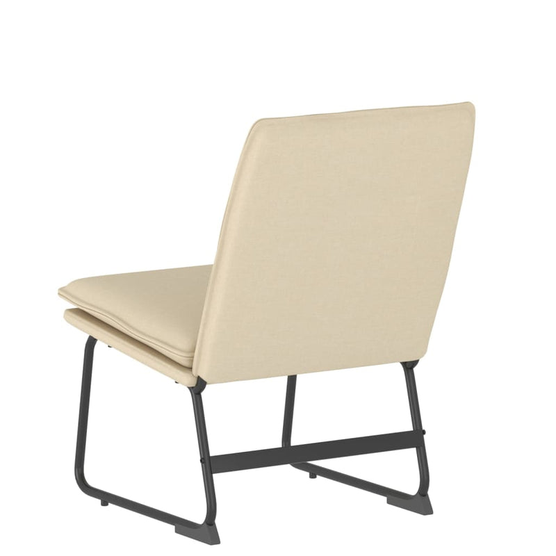 Scaun de relaxare, crem, 52x75x76 cm, material textil