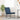 Scaun de relaxare, albastru, 52x75x76 cm, material textil