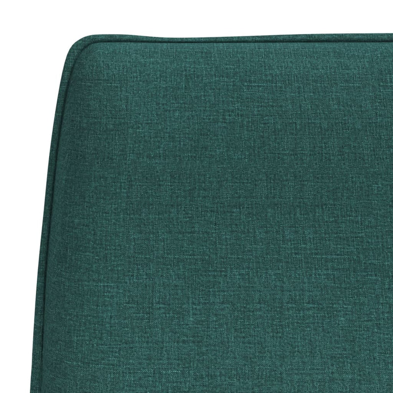 Bancă, verde închis, 100x75x76 cm, material textil
