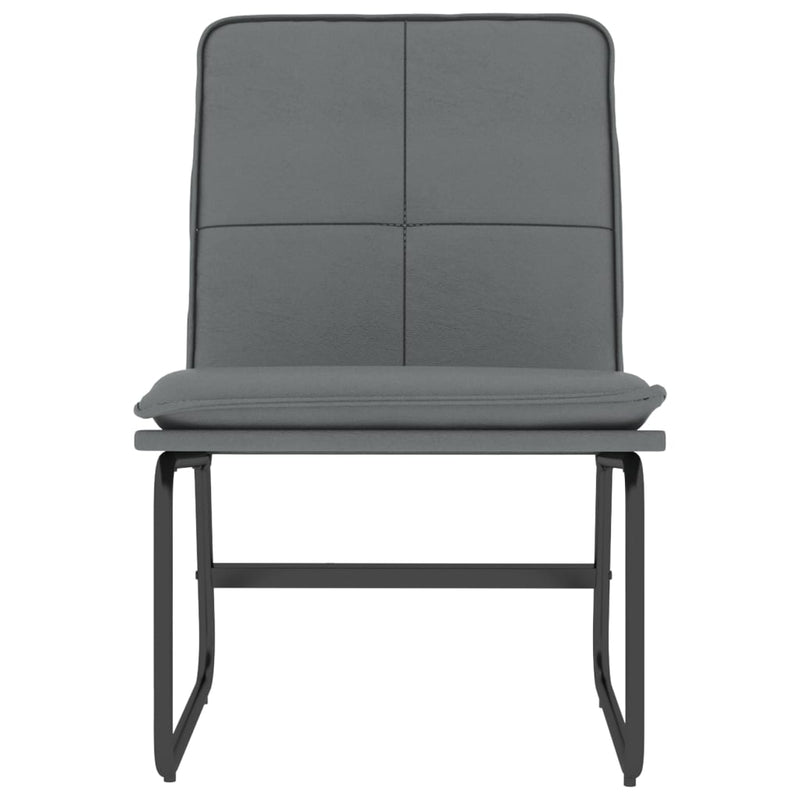 Scaun de relaxare, gri, 54x75x76 cm, piele artificială