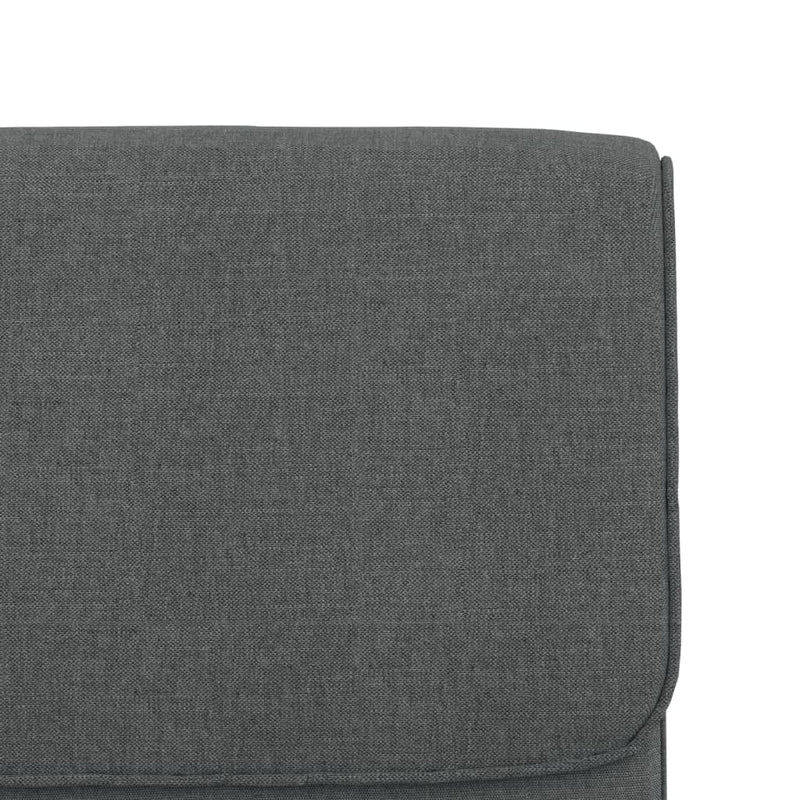 Scaun de relaxare, gri închis, 55x64x80 cm, material textil