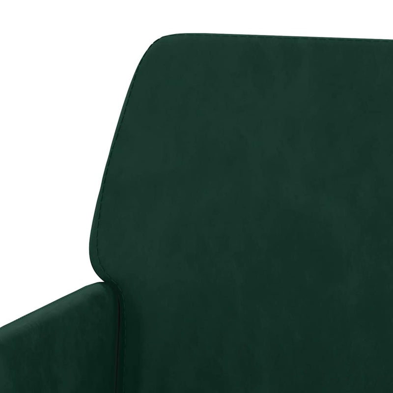 Bancă, verde închis, 108x79x79 cm, catifea