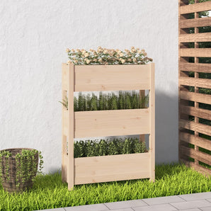 Jardinieră, 77x25x104,5 cm, lemn masiv de pin