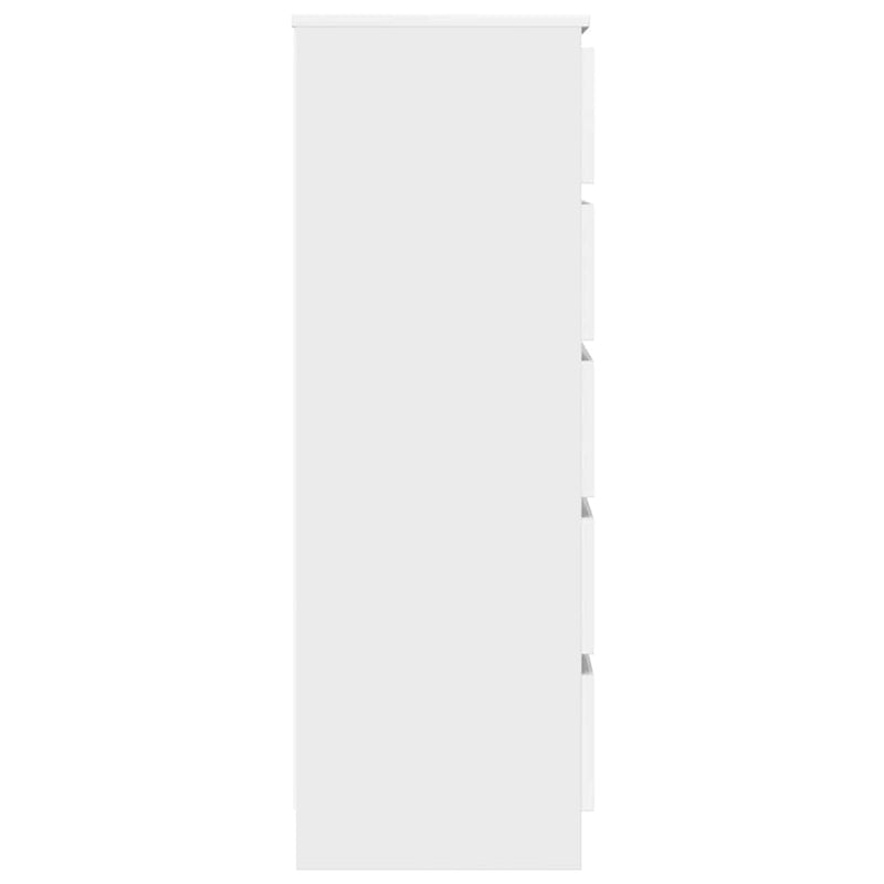 Dulap cu sertar, alb, 60x36x103 cm, lemn prelucrat