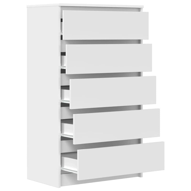 Dulap cu sertar, alb, 60x36x103 cm, lemn prelucrat