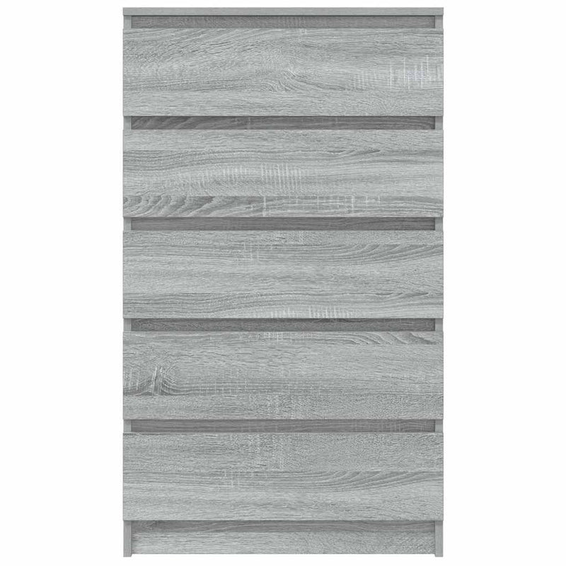 Dulap cu sertar, gri sonoma, 60x36x103 cm, lemn prelucrat