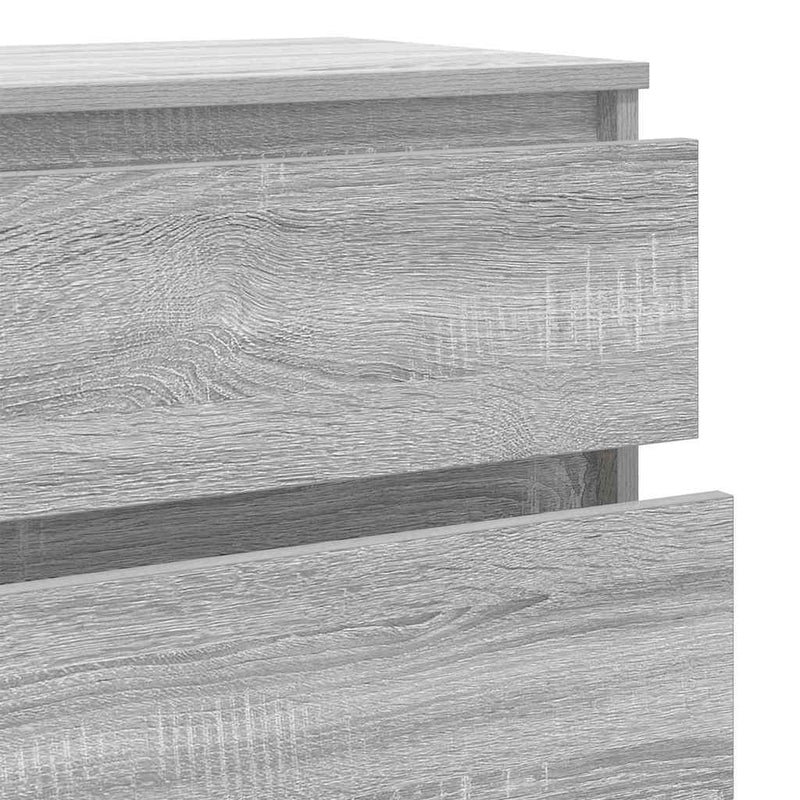 Dulap cu sertar, gri sonoma, 60x36x103 cm, lemn prelucrat