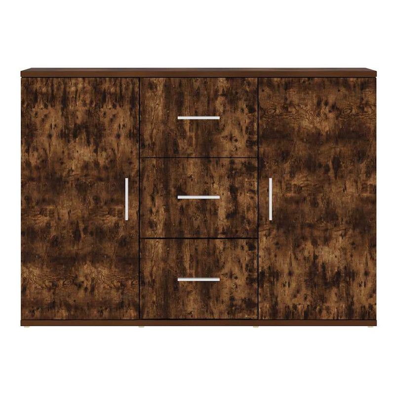 Dulap, stejar fumuriu, 91x29,5x65 cm, lemn compozit