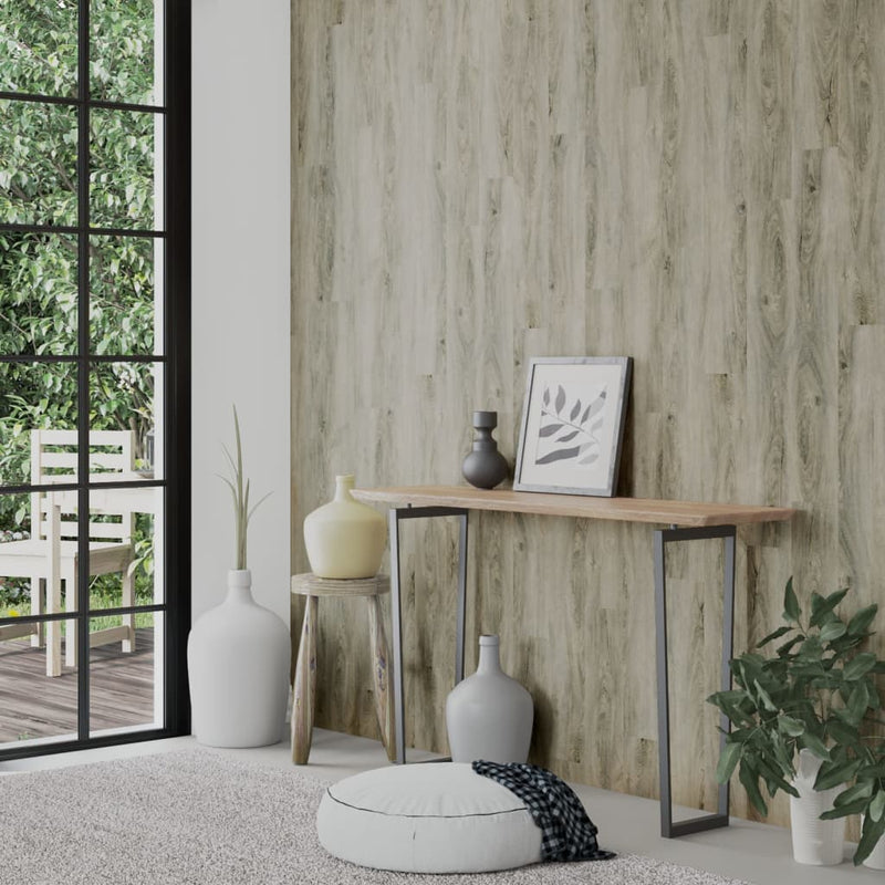 Panouri de perete 15 buc. Gri PVC