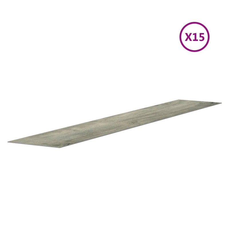 Panouri de perete 15 buc. Gri PVC