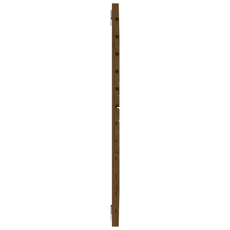 Tăblie de pat pentru perete, maro miere, 106x3x91,5 cm lemn pin