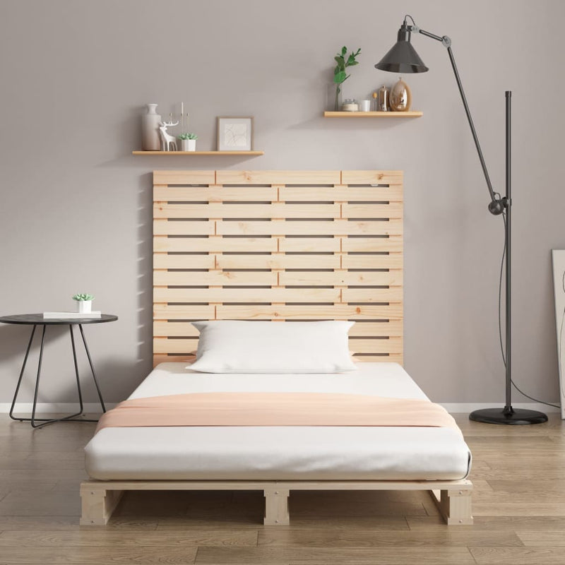 Tăblie de pat pentru perete, 96x3x91,5 cm, lemn masiv de pin